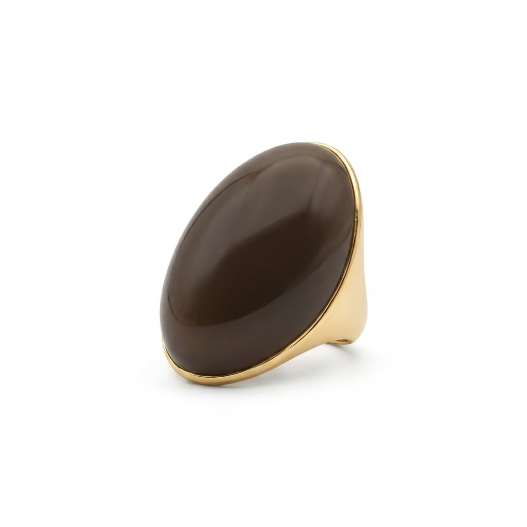 Oval Dome Statement Ring