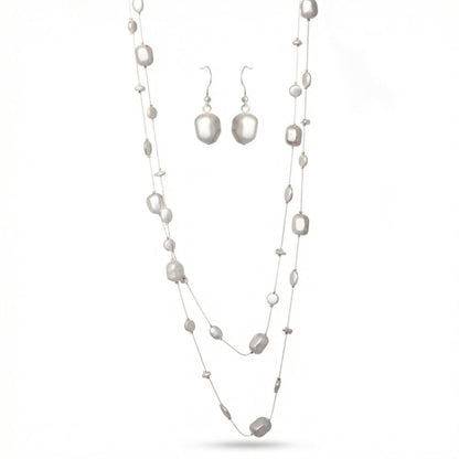 Silver Sunburst Enamel Charm Set