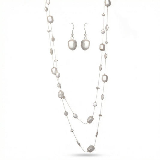 Silver Sunburst Enamel Charm Set
