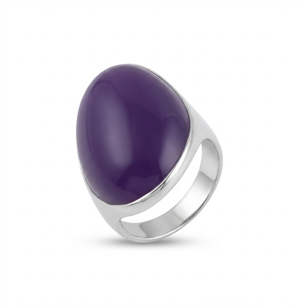 Oval Dome Statement Ring