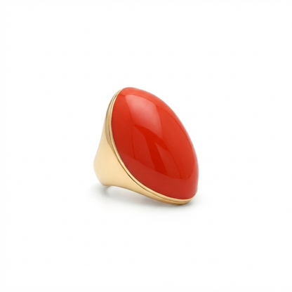 Oval Dome Statement Ring