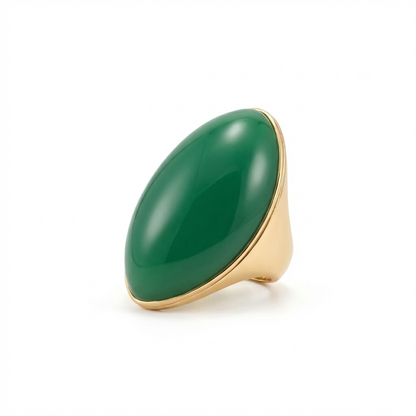 Oval Dome Statement Ring