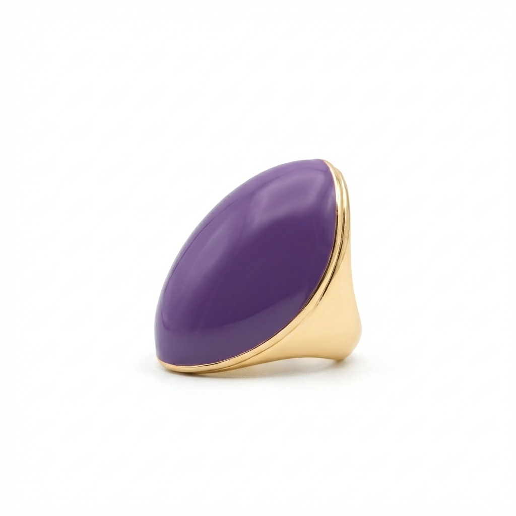 Oval Dome Statement Ring