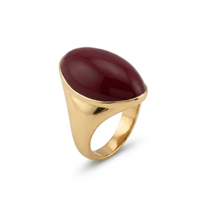 Oval Dome Statement Ring