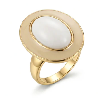 Oval Frame Statement Ring