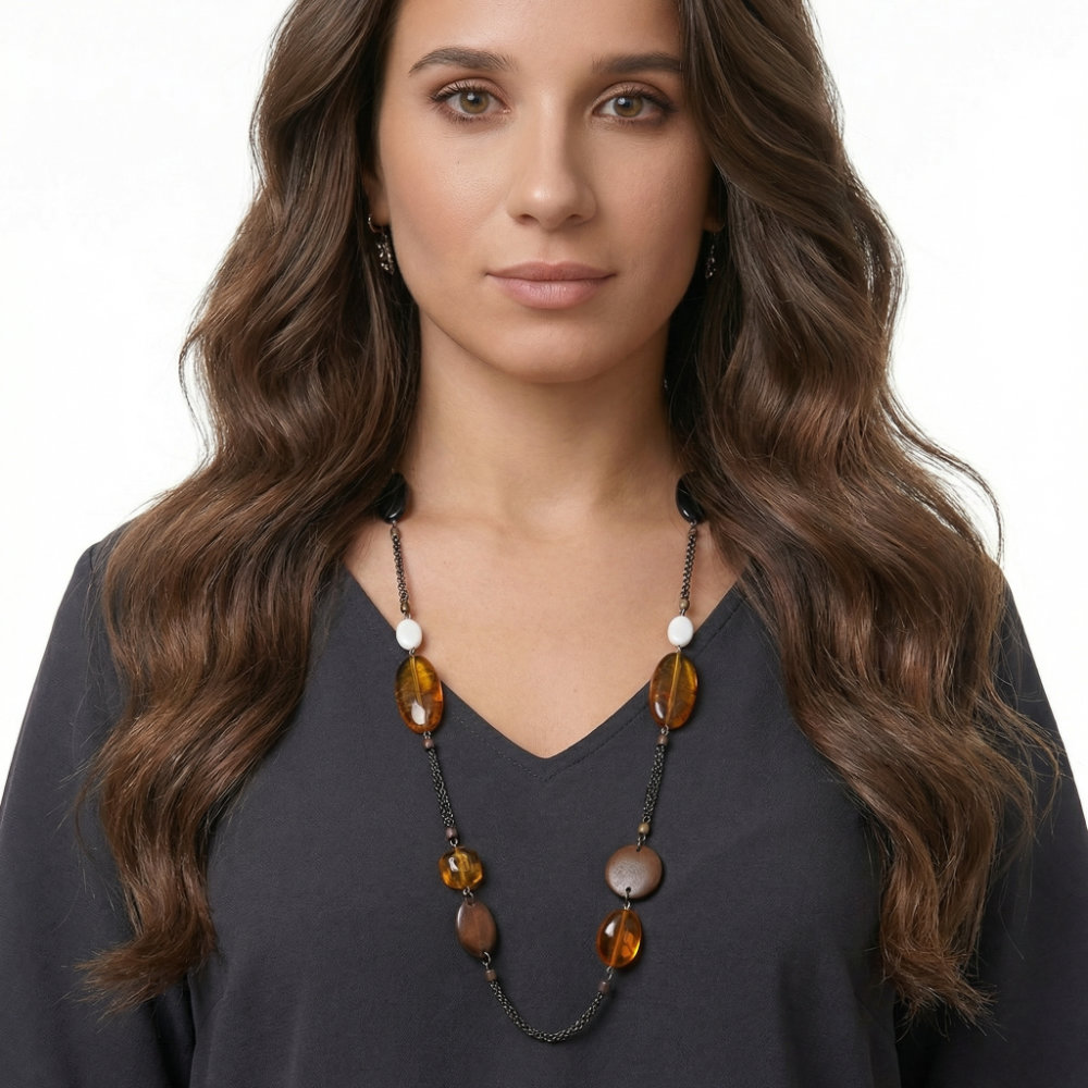 [NLF035] Amber Radiance Long Chain