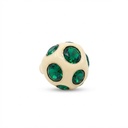 Ivory & Emerald Bubble Ring