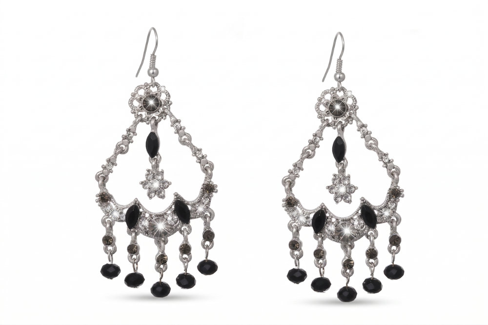 [EGF021] Marbled Coral Resin Hoop Earrings