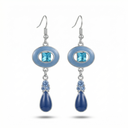 Crystal Floral Cluster Stud Earrings