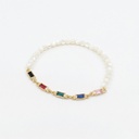 Pearl & Multicolor Gemstone Chain