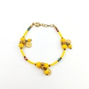 Sunburst Yellow Coin Bracelet