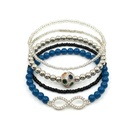 Midnight Blue & Silver Stacked Set