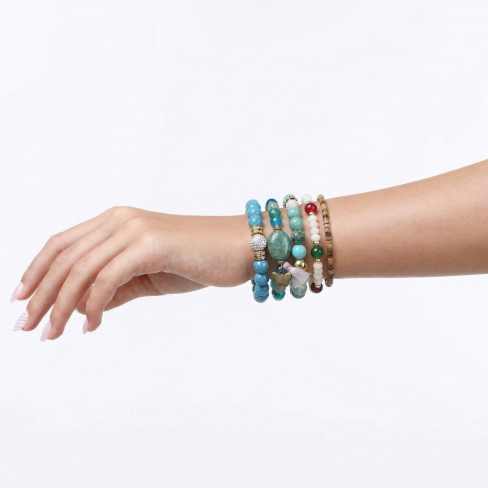 [BAHF025] Shimmering Willow Bangle