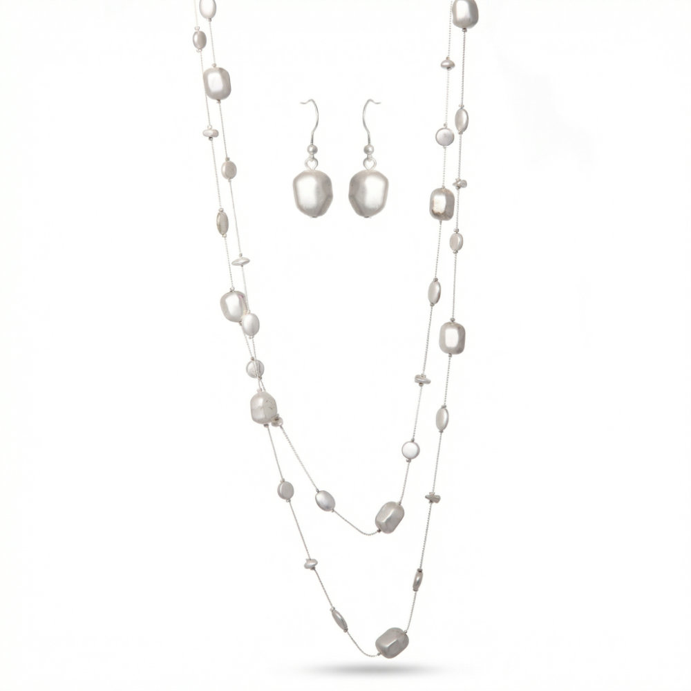 [EGNLF015] Silver Sunburst Enamel Charm Set