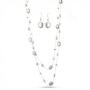 Silver Sunburst Enamel Charm Set