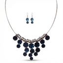 Bohemian Coin and Red Bead Statement Set